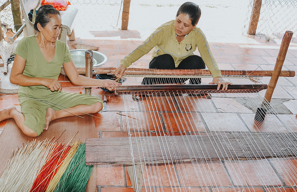 Cà Mau nổi tiếng với nghề dệt chiếu có từ lâu đời