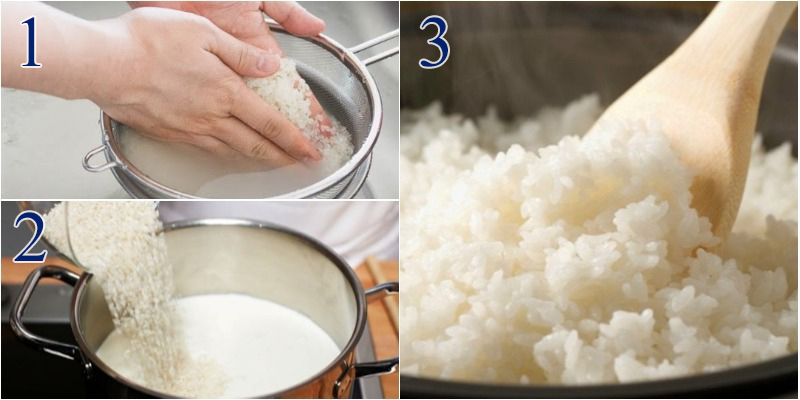 Nấu gạo với sữa tươi giúp đánh bay mùi hôi và tăng thêm mùi hương cho cơm